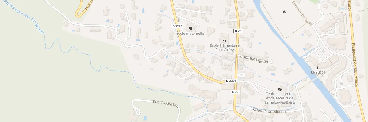 Plan du 6716F Av de Villecelle à Lamalou-les-Bains