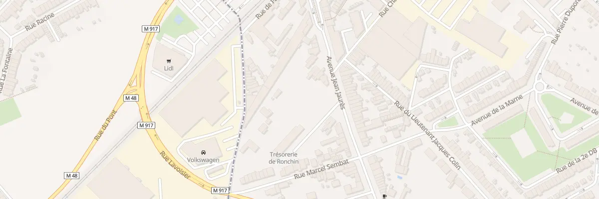 Plan du 51 Av Jean Jaurès à Ronchin