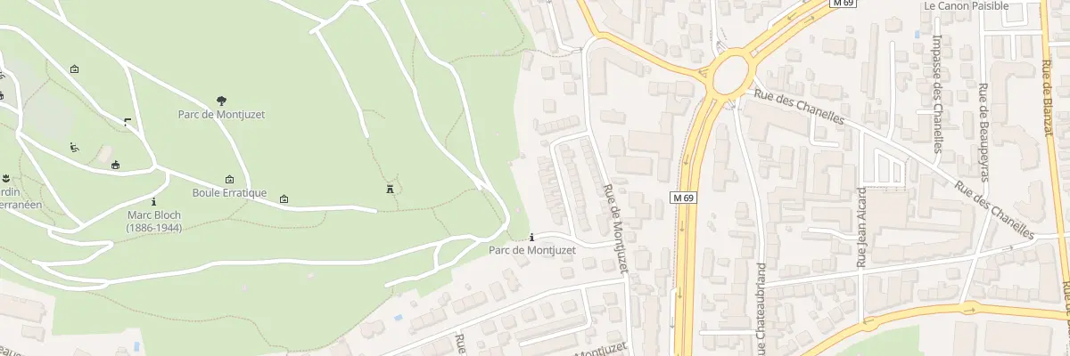 Plan du 21 Rue nouvelle de Montjuzet à Clermont-Ferrand