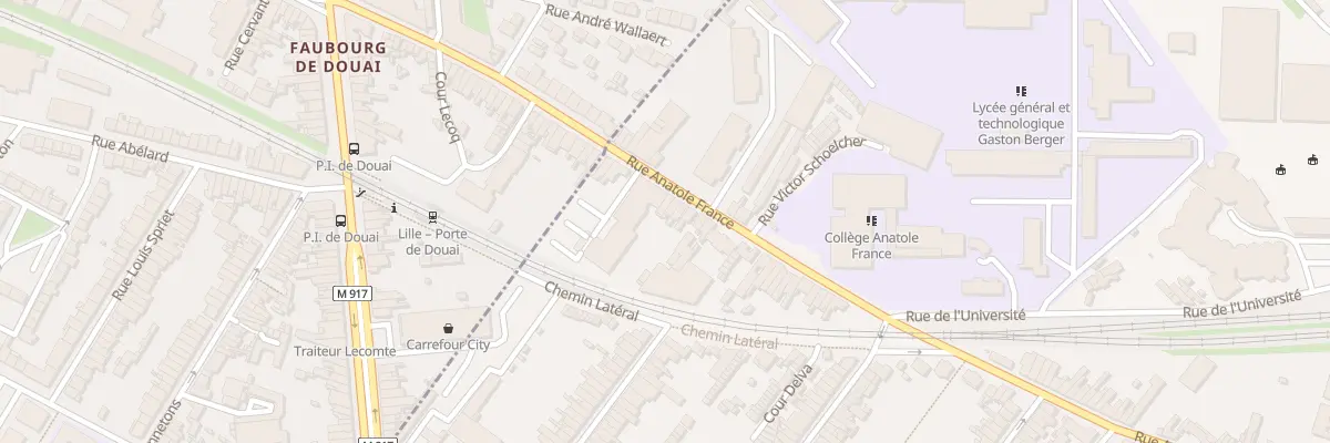 Plan du 165 Rue Anatole France à Ronchin