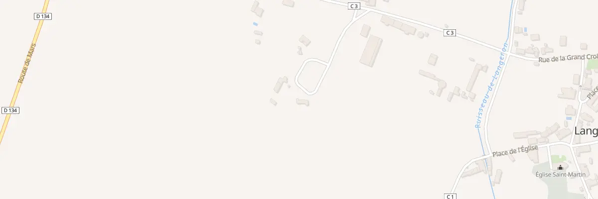 Plan du 4 Rue St Martin à Langeron