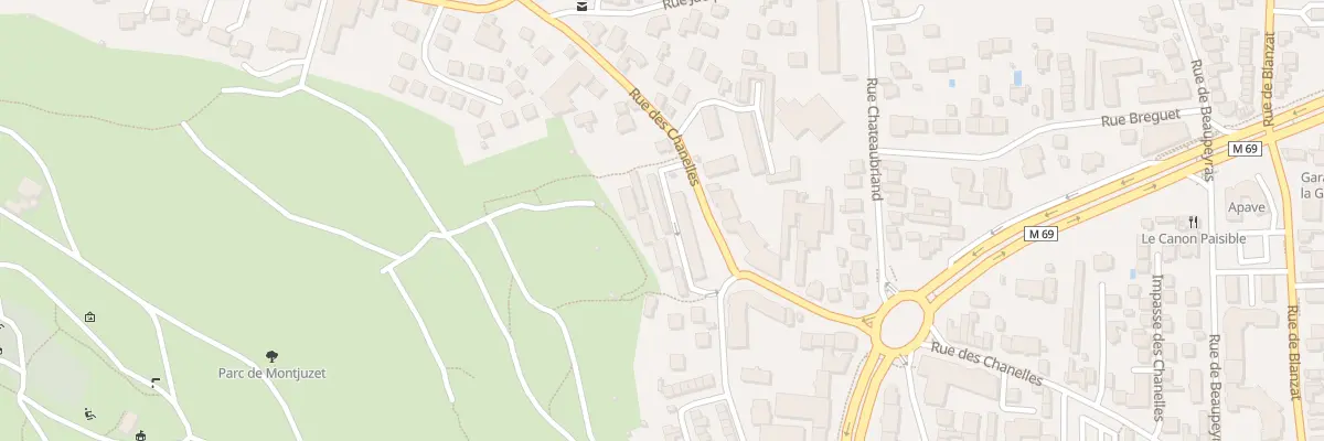 Plan du 69 Rue des Chanelles à Clermont-Ferrand