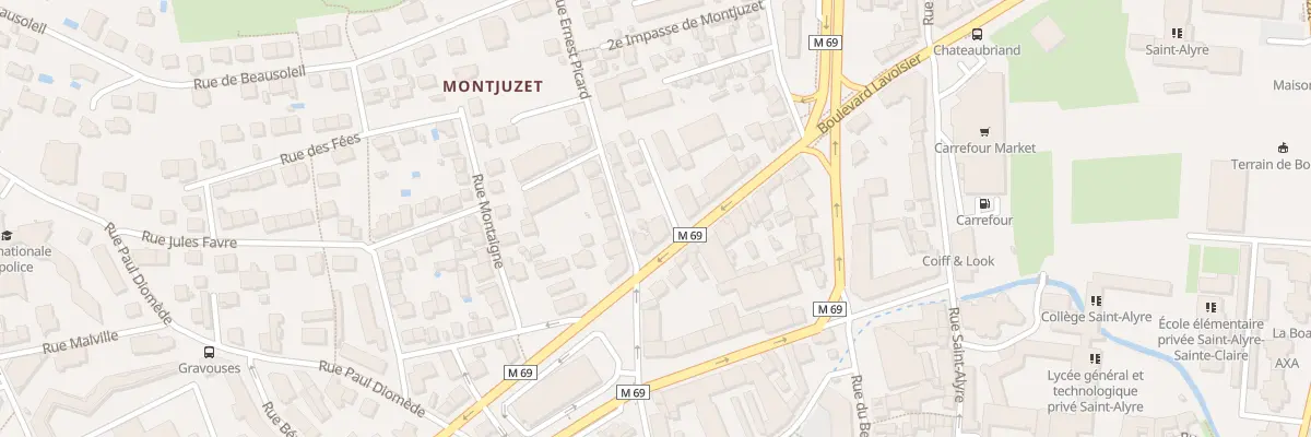 Plan du 78B Bd Lavoisier à Clermont-Ferrand