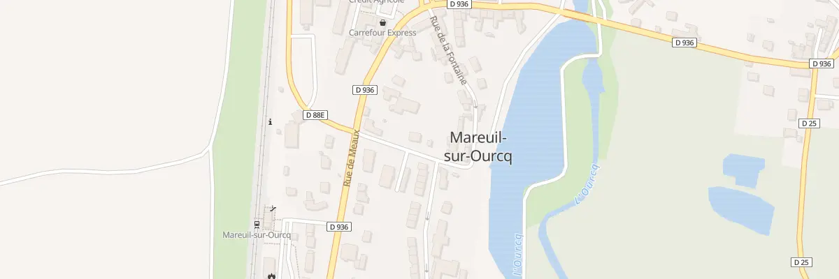 Plan du 1 Rue de la Beugne à Mareuil-sur-Ourcq