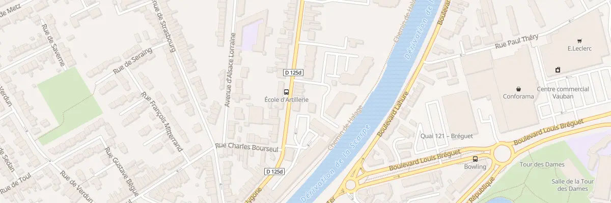 Plan du 254 Rue du Polygone à Douai