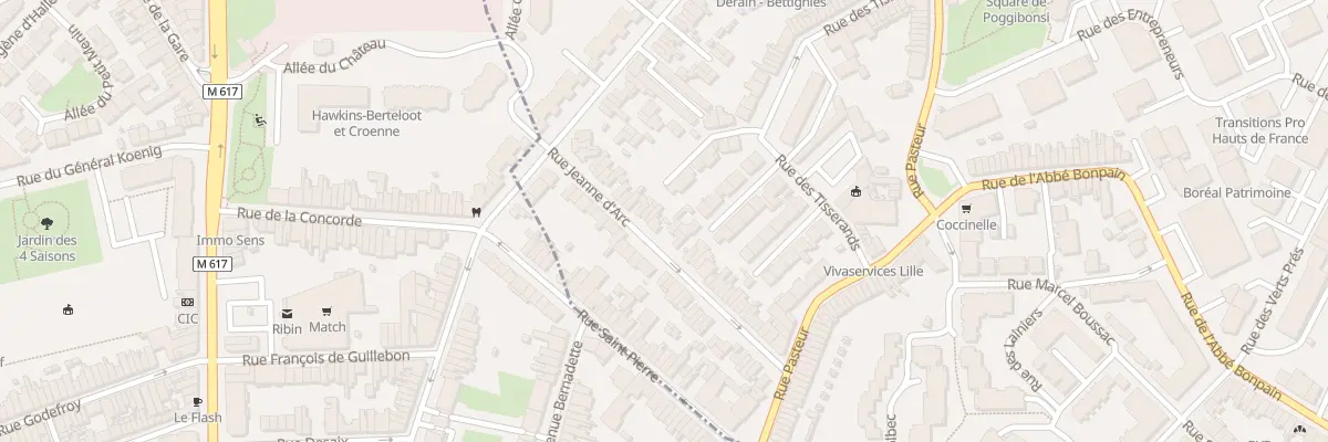 Plan du 46 Rue Jeanne d’Arc à Marcq-en-Barœul