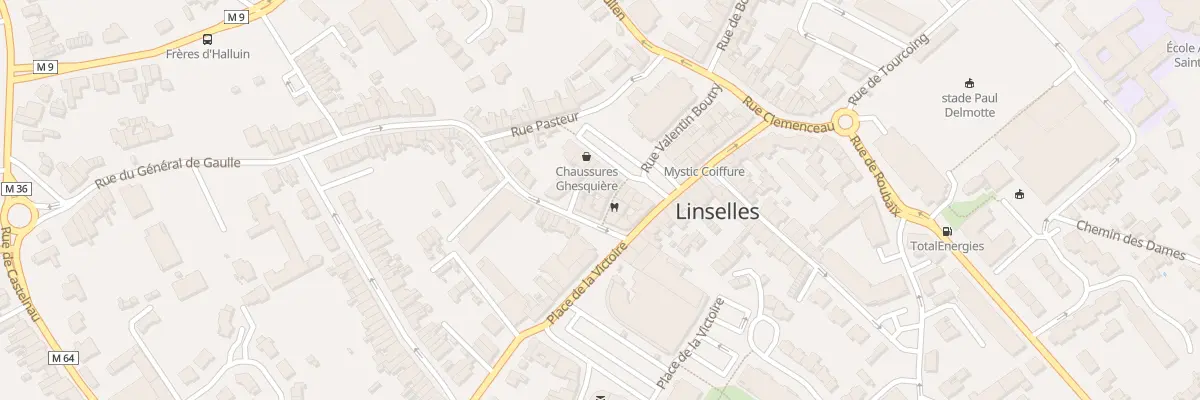 Plan du 6 Rue Faidherbe à Linselles