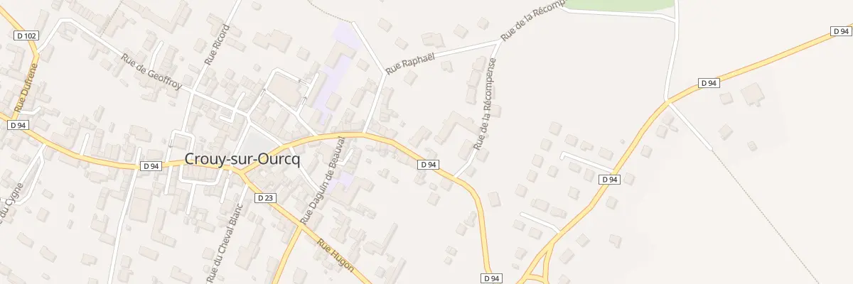 Plan du 21 Rue Montanglos à Crouy-sur-Ourcq