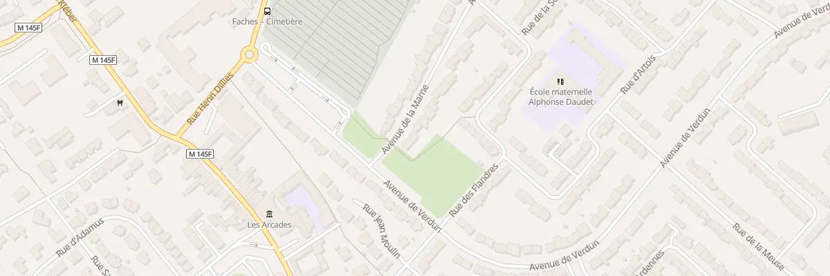 Plan du 4 Rue de la Marne à Faches-Thumesnil