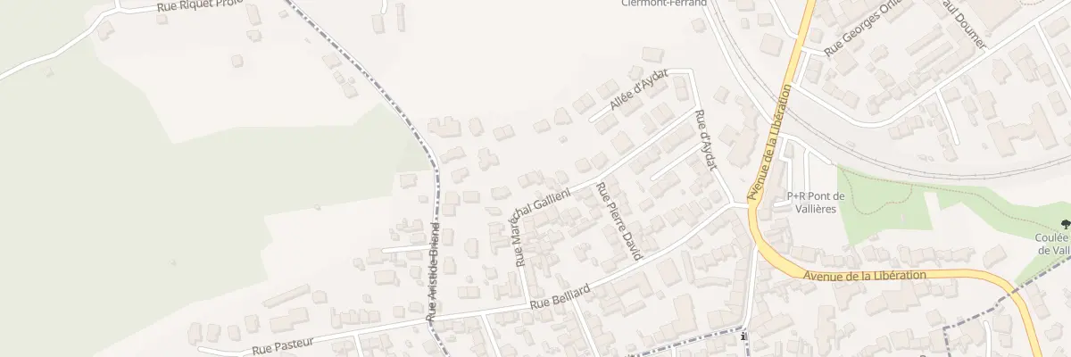 Plan du 19 Rue maréchal Gallieni à Clermont-Ferrand