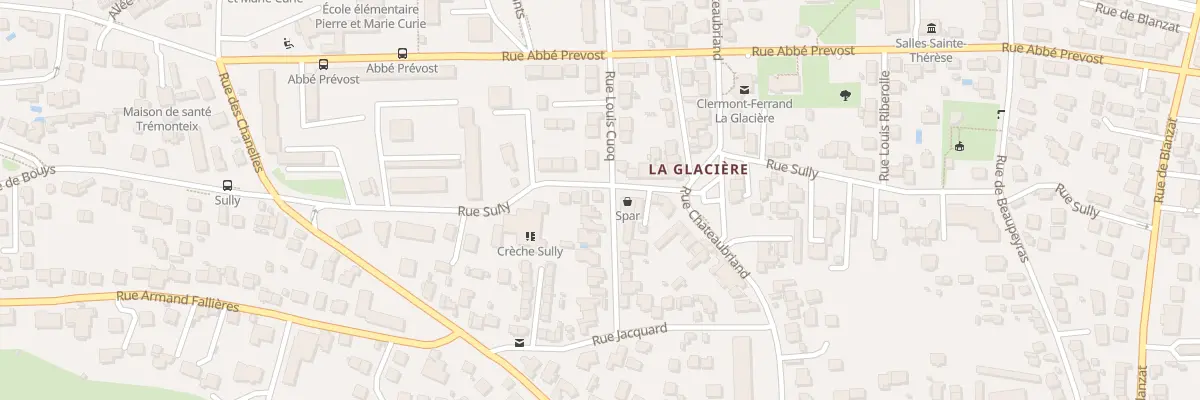 Plan du 23 Rue Louis Cuoq à Clermont-Ferrand