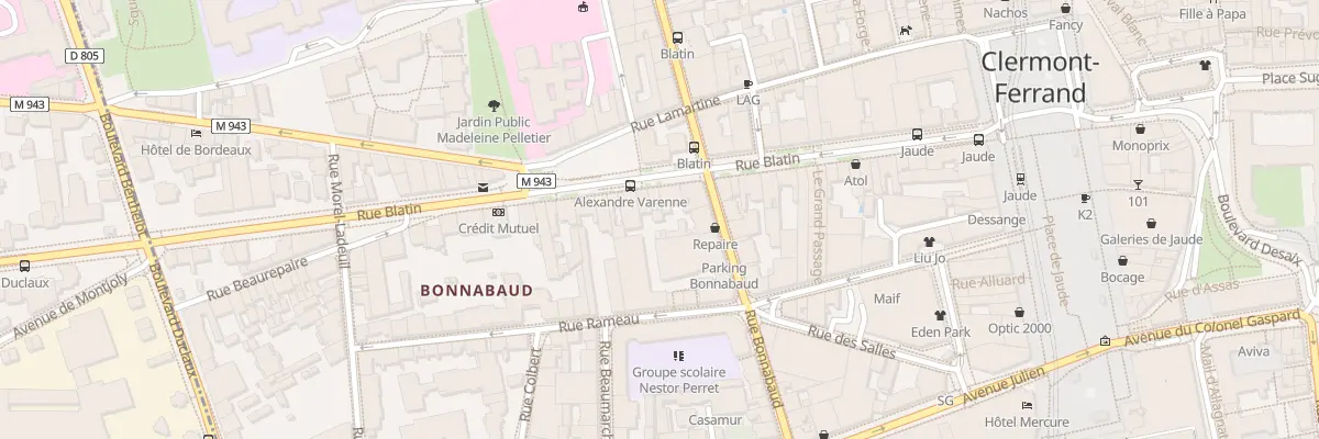 Plan du 37C Rue Blatin à Clermont-Ferrand