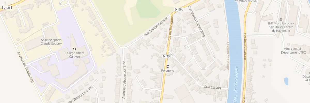 Plan du 755B Rue du Polygone à Douai