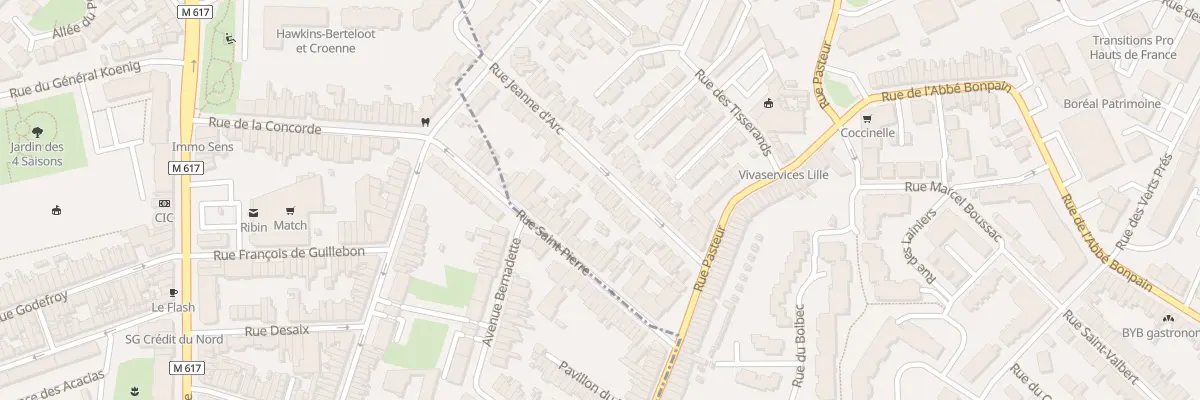 Plan du 35 Rue Jeanne d’Arc à Marcq-en-Barœul