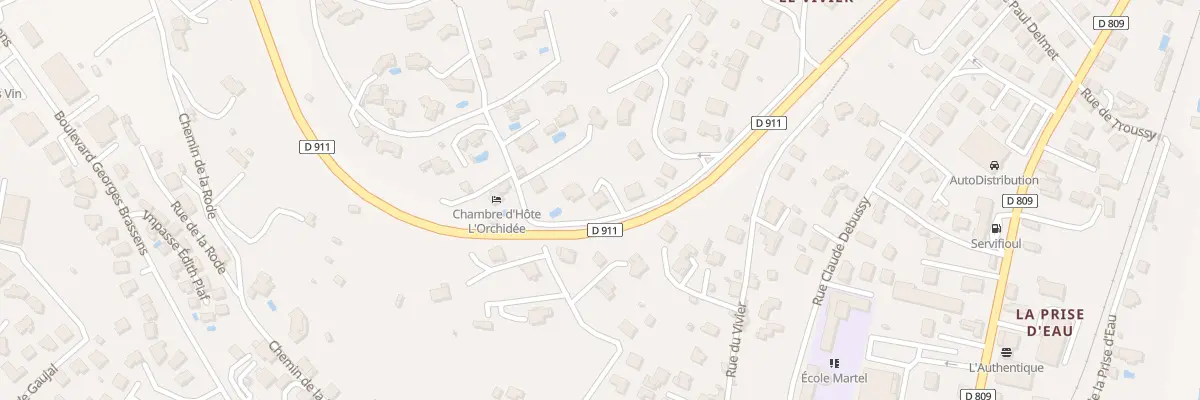Plan du 201 Rue Les Hauts du Vivier à Millau