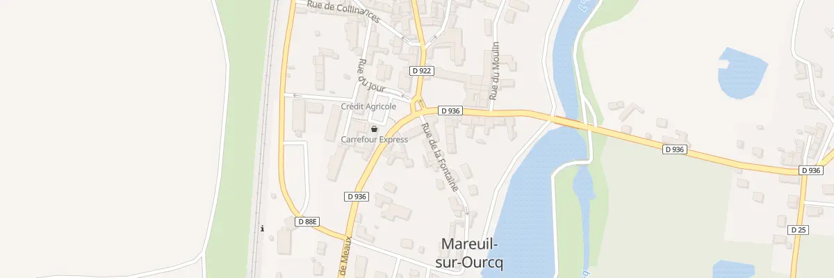 Plan du 19 Rue de Meaux à Mareuil-sur-Ourcq