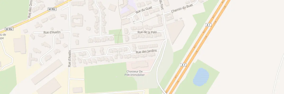 Plan du 27 Rue des Jardins à Vendeville