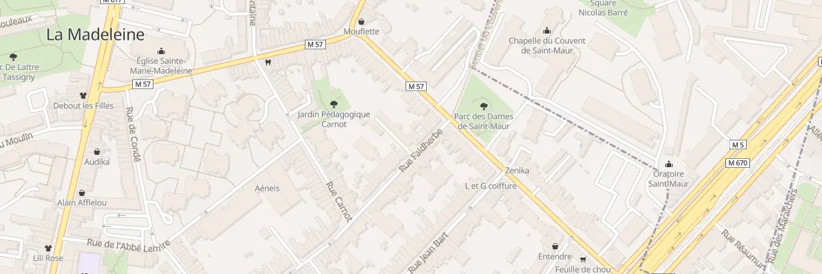 Plan du 117 Rue Faidherbe à La Madeleine