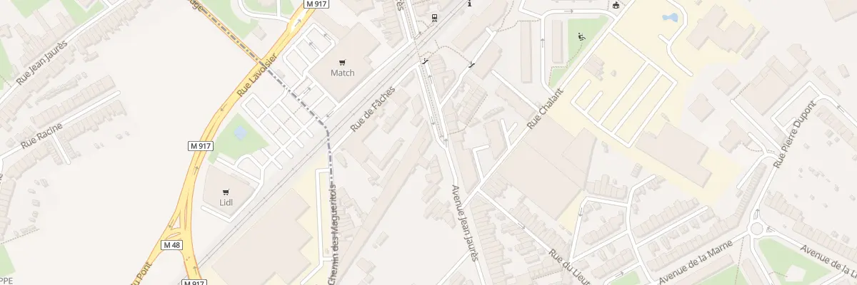 Plan du 69 Av Jean Jaurès à Ronchin