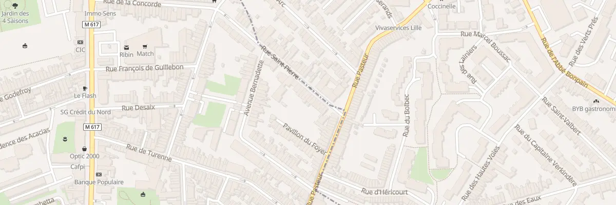 Plan du 20 Rue Saint-Pierre à La Madeleine