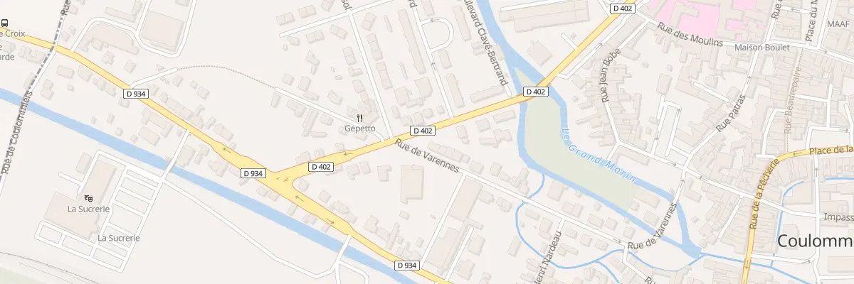 Plan du 34 Rue de Varennes à Coulommiers
