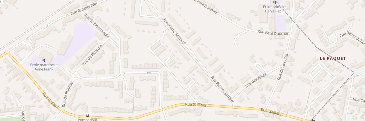 Plan du 54 Rue Pierre Semard à Lambres-lez-Douai