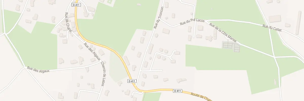 Plan du 3 Rue du Tronçon à Prompsat