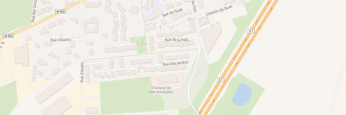 Plan du 29 Rue des Jardins à Vendeville
