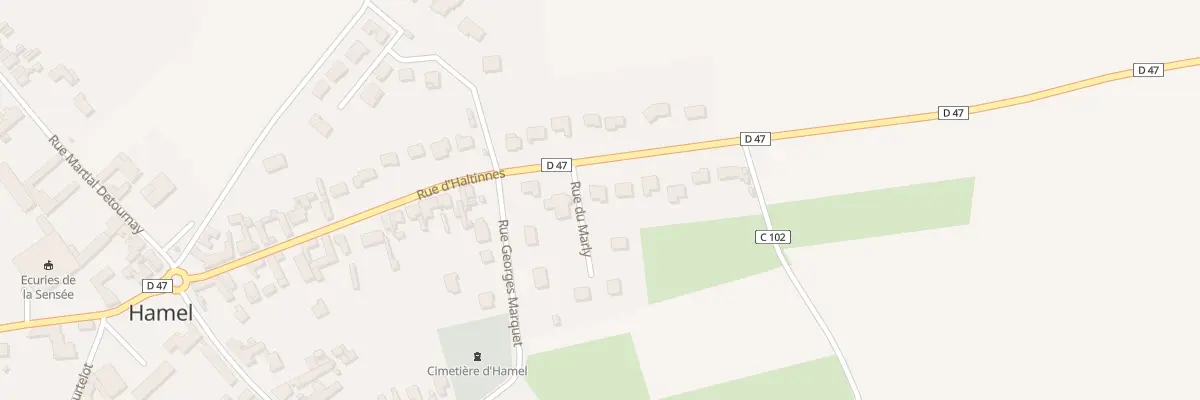 Plan du 8 Rue du Marly à Hamel