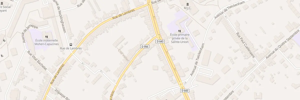 Plan du 37 Rue de Férin à Douai