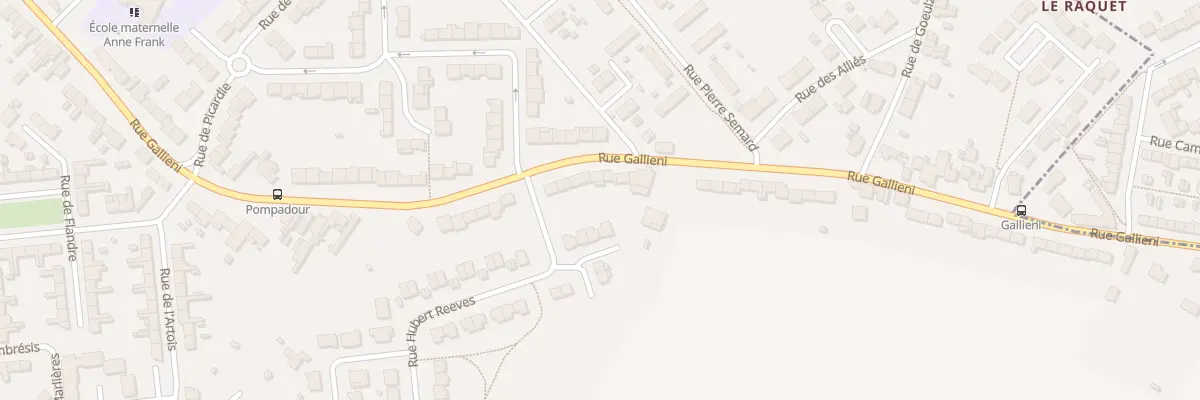 Plan du 677 Rue Gallieni à Lambres-lez-Douai