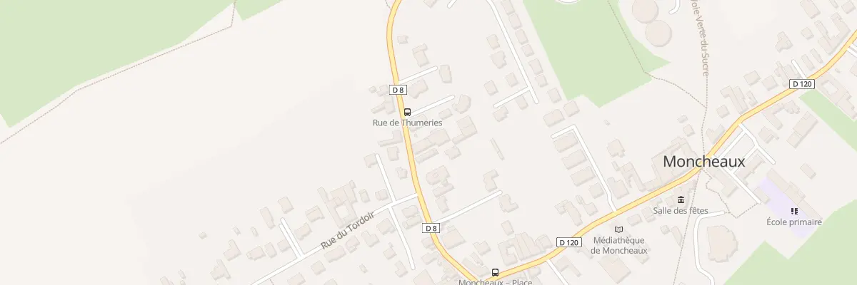 Plan du 160 Rue de Thumeries à Moncheaux