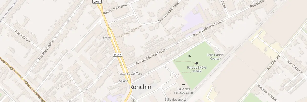 Plan du 27 Rue du Général Leclerc à Ronchin