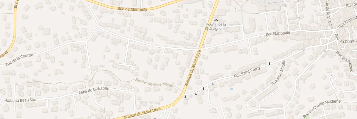 Plan du 5 Rue de la Châtaigneraie à Beaumont