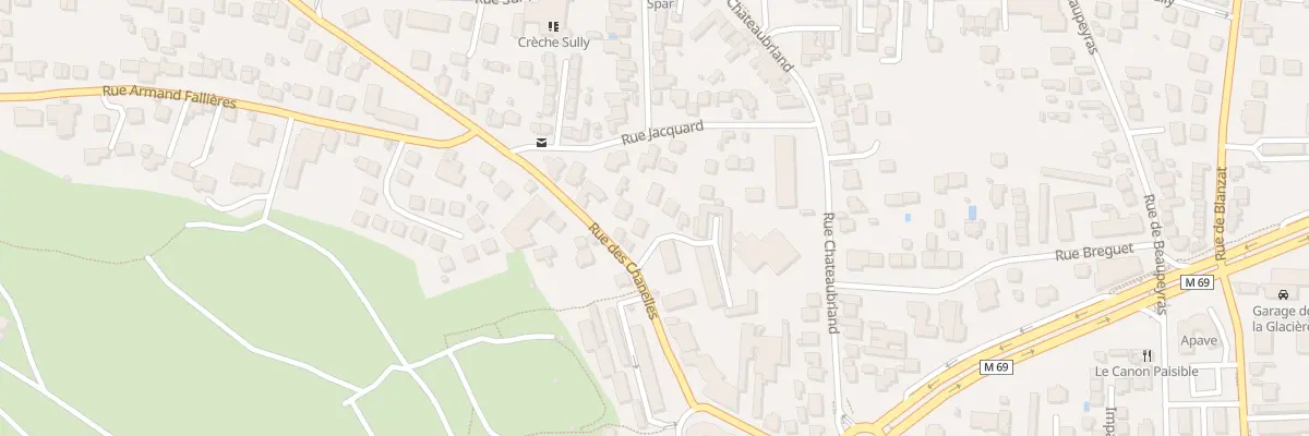 Plan du 88 Rue des Chanelles à Clermont-Ferrand