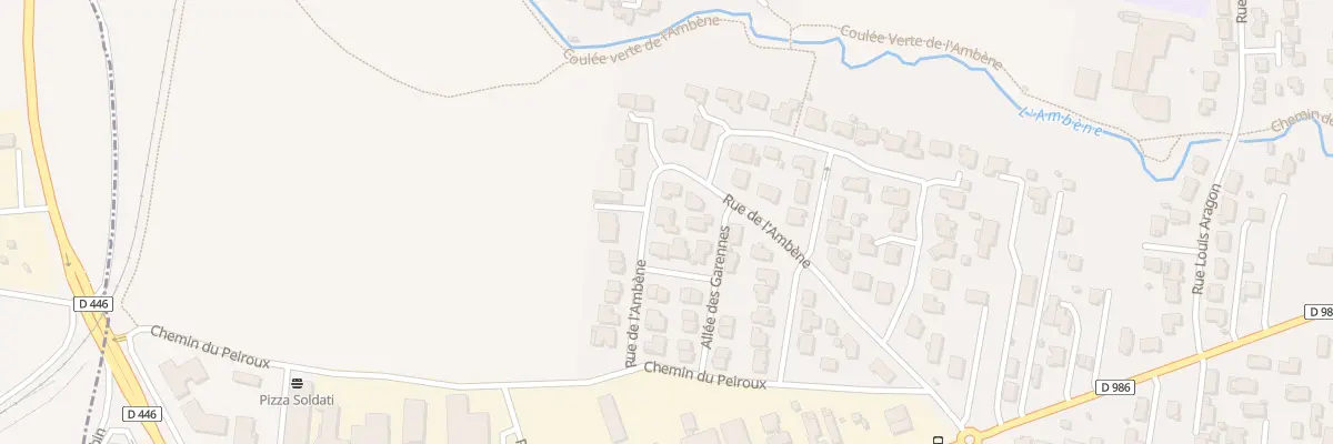 Plan du 15 Rue de l’Ambène à Mozac