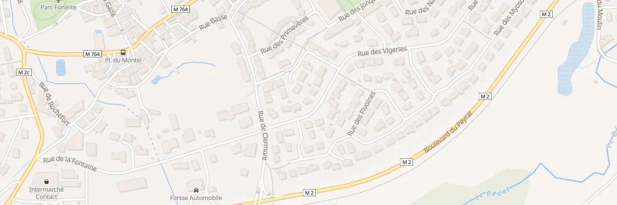 Plan du 87 Rue des Vigeries à Blanzat