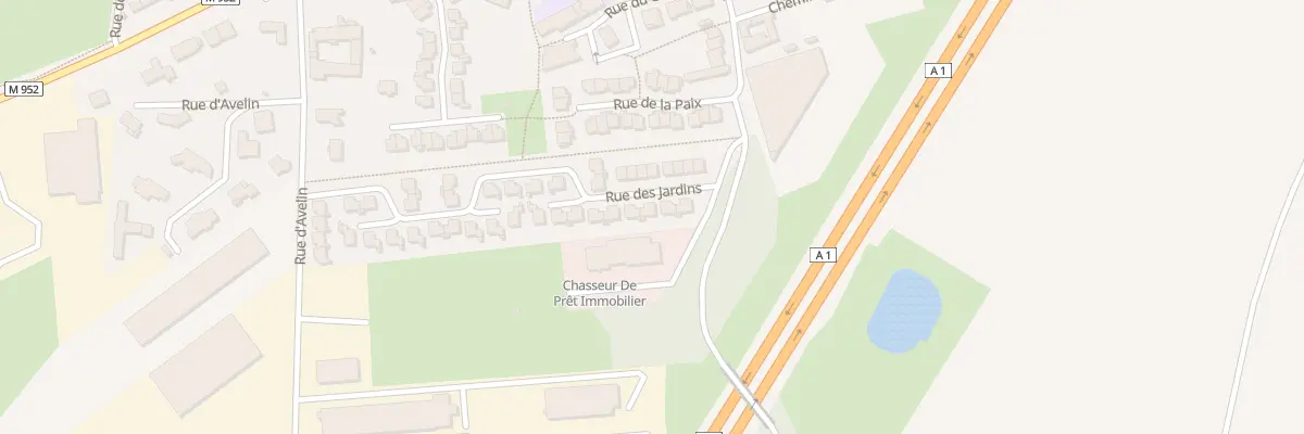 Plan du 32 Rue des Jardins à Vendeville