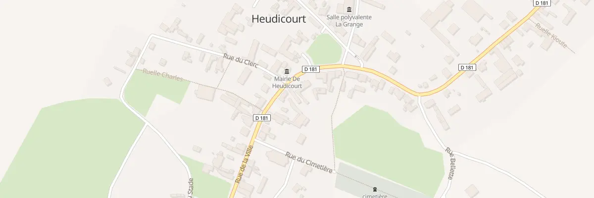 Plan du 2 Rue de la Ville à Heudicourt