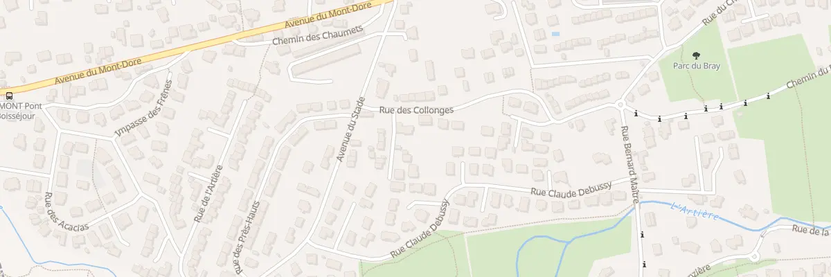 Plan du 63 Rue des Collonges à Beaumont