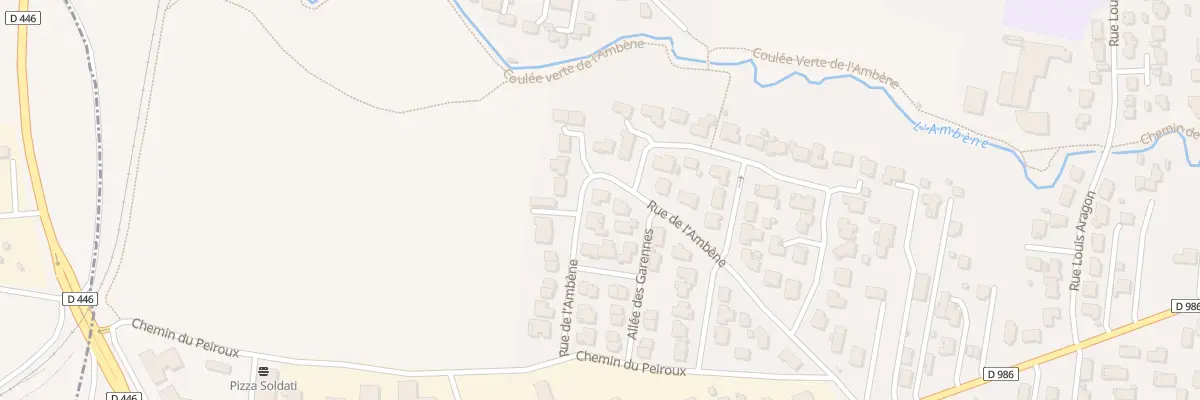 Plan du 13 Rue de l’Ambène à Mozac