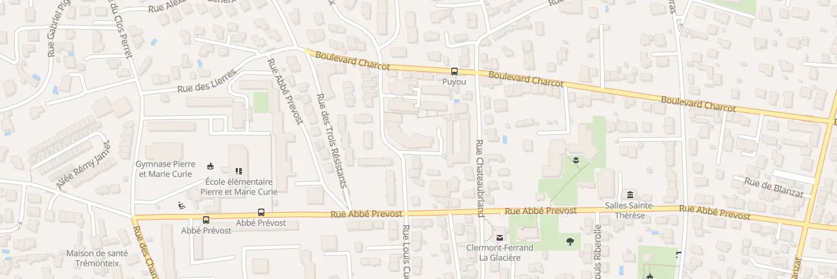 Plan du 42 Rue Louis Cuoq à Clermont-Ferrand