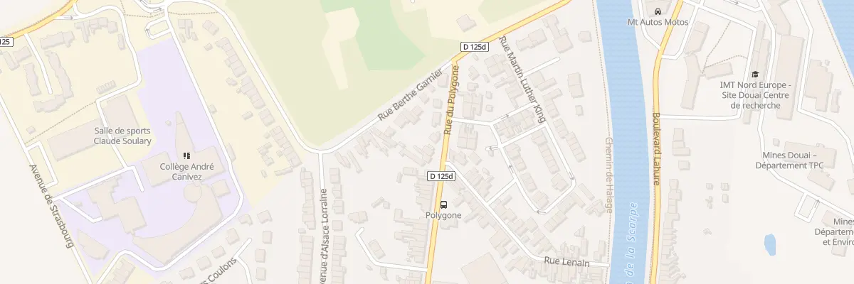Plan du 773 Rue du Polygone à Douai