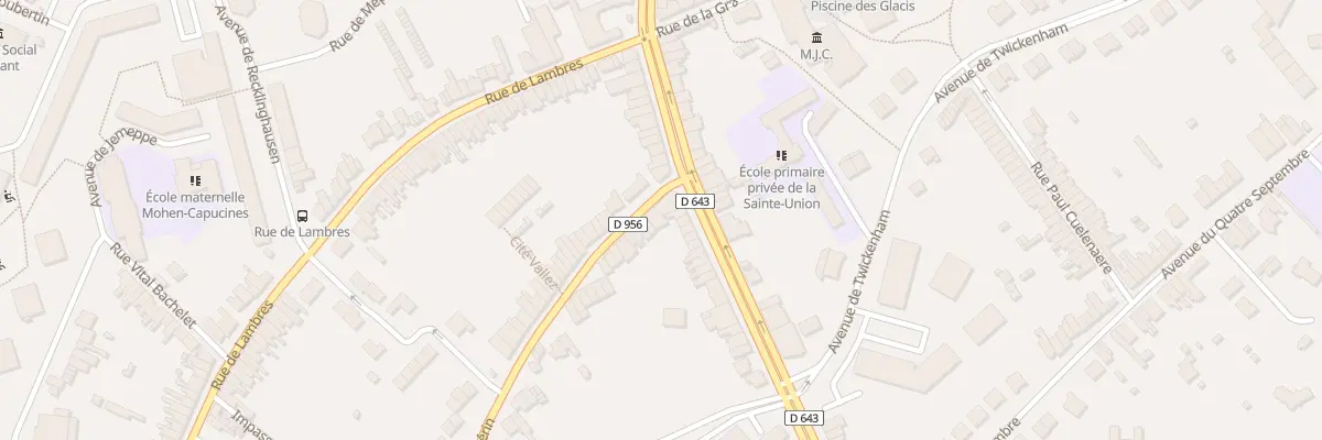 Plan du 29 Rue de Férin à Douai