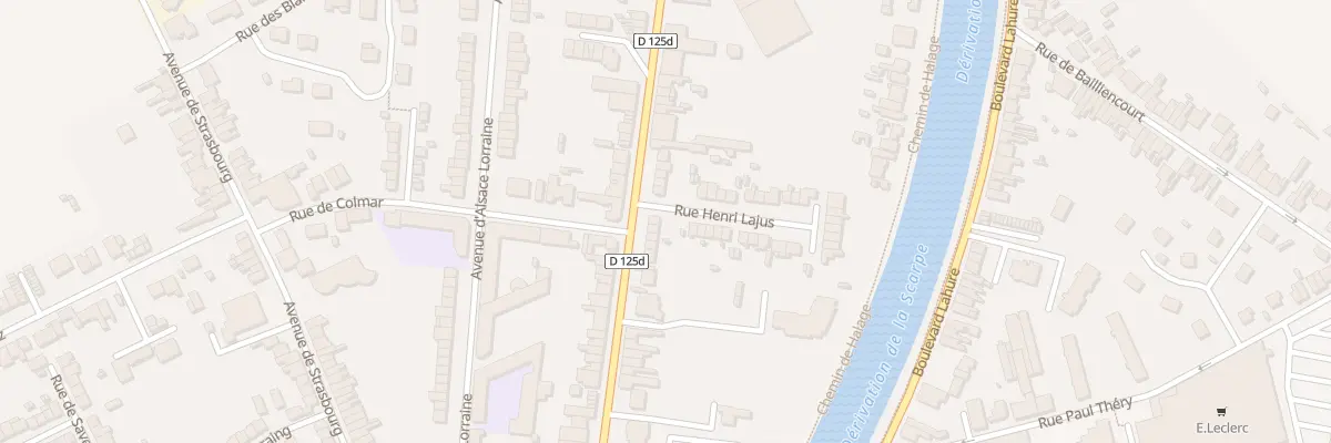 Plan du 480 Rue du Polygone à Douai