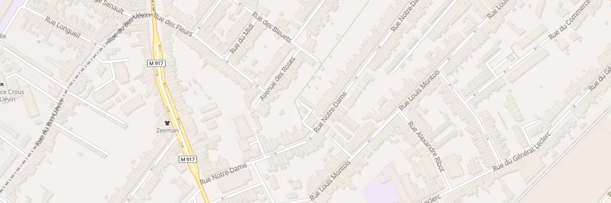 Plan du 25 Rue Notre Dame à Ronchin