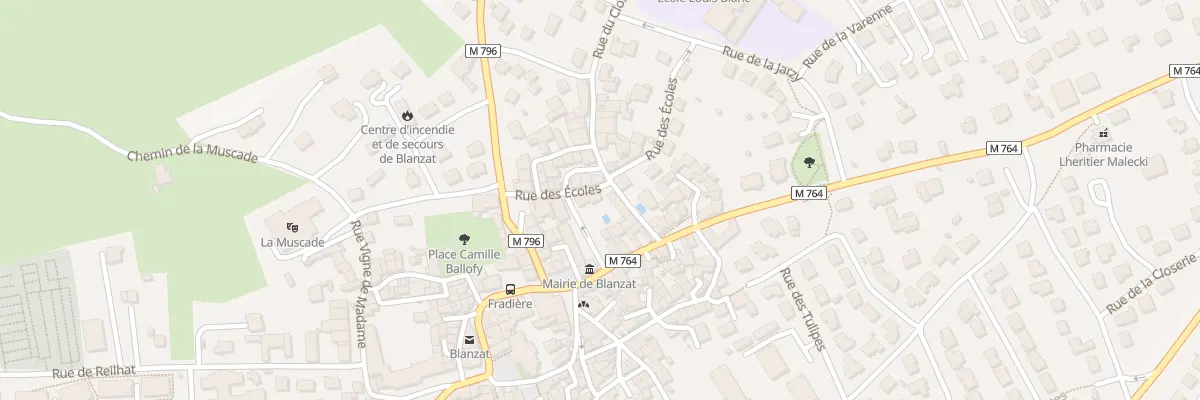 Plan du 59 Rue du Clos à Blanzat