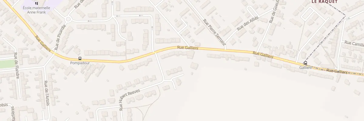 Plan du 669 Rue Gallieni à Lambres-lez-Douai