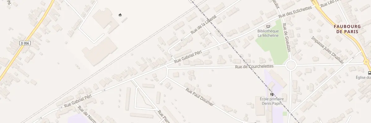 Plan du 454 Rue de Courchelettes à Lambres-lez-Douai