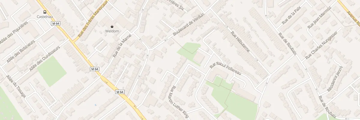 Plan du 4 Rue Martin Luther King à Linselles